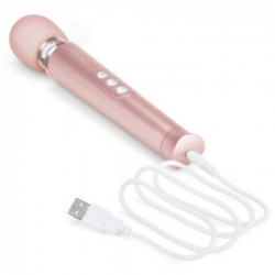 Le Wand - Massaggiatore con Vibrazione, Ricaricabile, Lungo, Silicone, Rosa