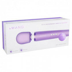 Le Wand - Massaggiatore con Vibrazione, Lungo, Silicone, Ricaricabile, Viola