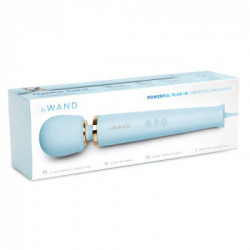 Le Wand - Massaggiatore Con Vibrazione, Ricaricabile, Lungo, Silicone, Azzurro