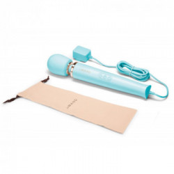 Le Wand - Massaggiatore Con Vibrazione, Ricaricabile, Lungo, Silicone, Azzurro