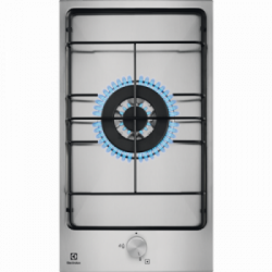 Electrolux EGG3213N - Piano Cottura a Gas, Domino, Acciaio Inox, 1 Fuoco, 30 Cm 