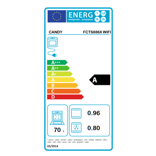 Candy FCTS886X WIFI - Forno Elettrico da...