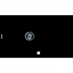 Elleci LGT40040 - Lavello tekno 400, 86X50, 1VG, nero