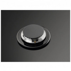 Aeg HKB75451NB - Piano Cottura a Gas, Cristallo Nero, 5 Fuochi, 75 cm