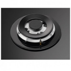 Aeg HKB75451NB - Piano Cottura a Gas, Cristallo Nero, 5 Fuochi, 75 cm