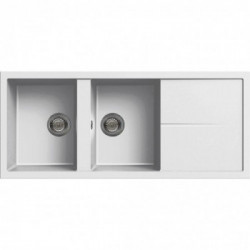 Elleci LGU50068 - Lavello unico 500, 116X50, 2VG, bianco