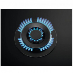 Aeg HKB75451NB - Piano Cottura a Gas, Cristallo Nero, 5 Fuochi, 75 cm
