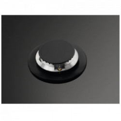 Aeg HKB75451NB - Piano Cottura a Gas, Cristallo Nero, 5 Fuochi, 75 cm