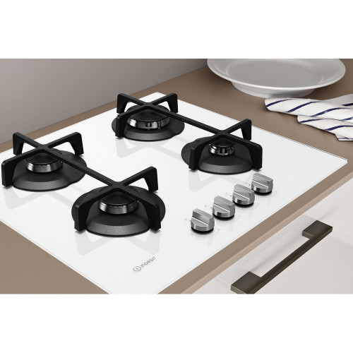 Indesit ING 61T/WH - Piano Cottura a Gas, 4...