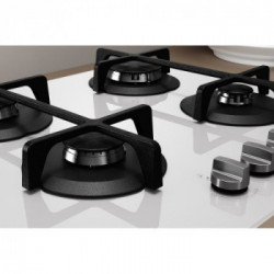 Indesit ING 61T/WH - Piano Cottura a Gas, 4 Fuochi, 59 cm, Bianco 