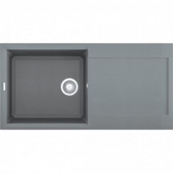 Elleci LMY48073 - Lavello easy 480, 100X50, 1VG, titanium