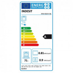 Indesit IFW 4534 H BL - Forno da Incasso, 71 litri, Classe A