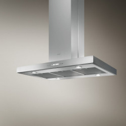 Elica SPOT PLUS ISLAND IX/A/90 - Cappa Aspirante ad Isola, Inox, 90 cm, PRF0097375, A