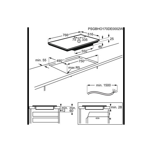 Aeg IKB84433XB - Piano Cottura ad Induzione,...