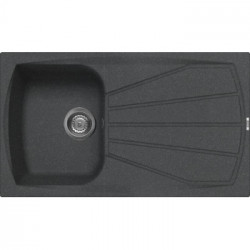 Elleci LGL40054 - Lavello living 400, 86X50, 1VG, nero pietra