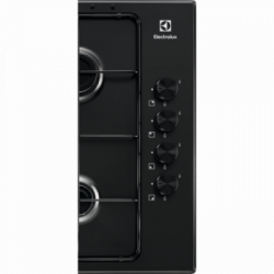 Electrolux KGS6404B - Piano Cottura a Gas, Slim Profile, 4 Fuochi, Nero, 60 Cm