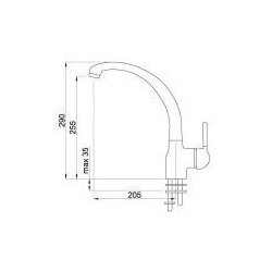 Elleci PO MGKPO52 - Miscelatore, Bianco