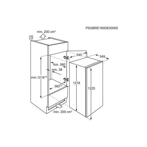Electrolux LFB3AF12S - Frigorifero Monoporta...