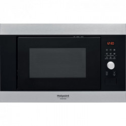 Hotpoint MF25G IX HA - Forno a Microonde da Incasso con Grill, 25 Litri, 900 Watt