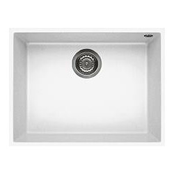 Elleci LKQ11096BSO - Lavello quadra 110, 58x44, 1V, white sottotop