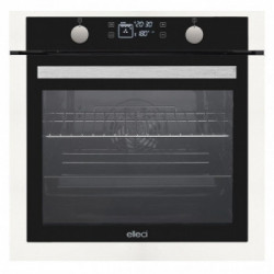 Elleci FGPP60268NS - forno plano plus 60 10 funzioni bianco 68 manopole silver
