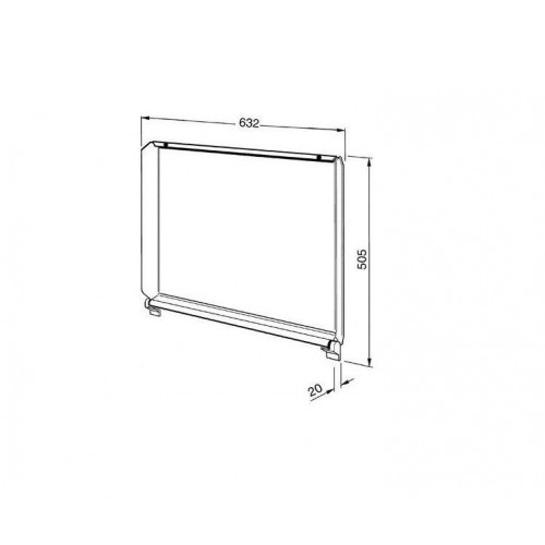 Smeg C70CX/1- Coperchio per Piano Cottura,...