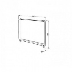 Smeg C70CX/1- Coperchio per Piano Cottura, Coloniale, Comandi Frontali, 70 cm, Inox 