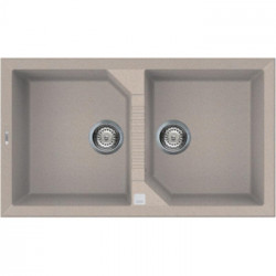 Elleci LGT45051 - Lavello tekno 450, 86X50, 2V, avena