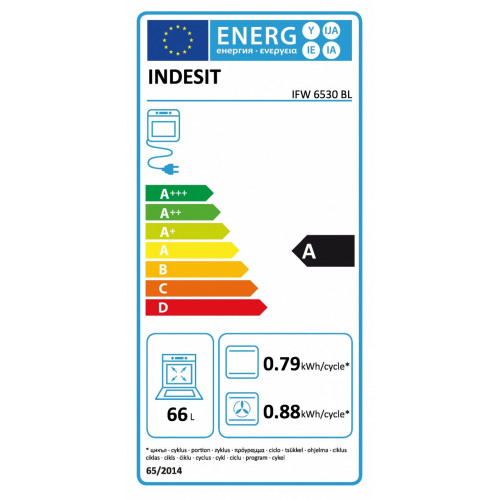 Indesit IFW 6530 BL - Forno elettrico da...