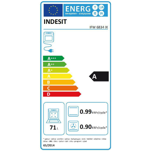 Indesit IFW 6834 IX - Forno Elettrico da...