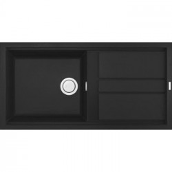 Elleci LGB48040 - Lavello best 480, 100x51, 1VG, nero