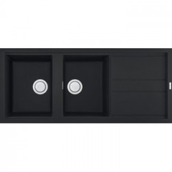 Elleci LGB50059 - Lavello best 500, 116x51, 2VG, antracite