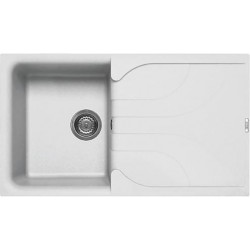 Elleci LGE40068 - Lavello ego 400, 86X50, 1VG, bianco
