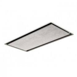 Elica ILLUSION NO MOTOR PAINT/A/100 - Cappa Aspirante da Incasso a Soffitto, Verniciabile, 100 cm, PRF0146252, B