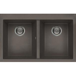 Elleci LKQ35093 - Lavello quadra 350, 79X50, 2V, dove grey