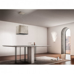 Elica PIX CONCRETE/F/42 - Cappa Filtrante Sospesa, Concrete, 42 cm, 620 m³/h, PRF0146222, A