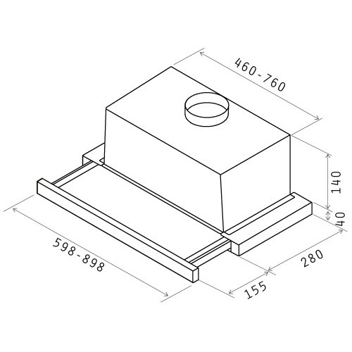 Elica ELITE14 LUX GRIX/A/90 - Cappa Aspirante...