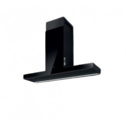 Elica HAIKU BL/A/90 - Cappa Aspirante a Parete, Vetro Nero, 90 cm, PRF0146265, A
