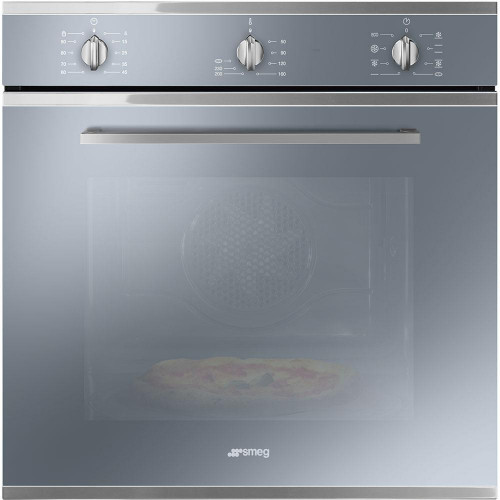 Smeg SF64M3PZS - Forno Pizza Elettrico, 60 cm,...