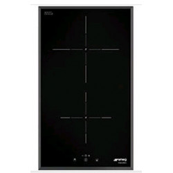 Smeg SI5322B - Piano Cottura a Induzione, Vetroceramica Nero, 30 cm