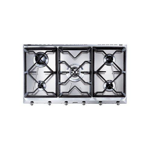 Smeg SRV596GH5 - Piano Cottura a Gas, Inox, 90...