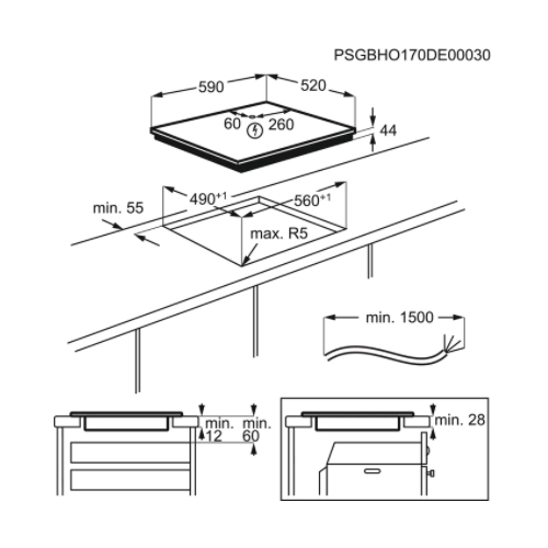 Electrolux EIL63443 - Piano Cottura ad...