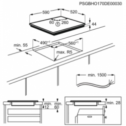 Electrolux EIL63443 - Piano Cottura ad Induzione Intuit, 4 Zone, 60 cm