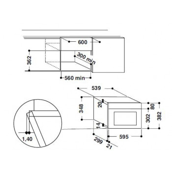 Hotpoint MN 314 IX HA -... 2