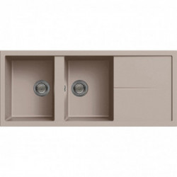 Elleci LGU50043 - Lavello unico 500, 116X50, 2VG, tortora