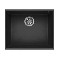 Elleci LMQ10570BSO - Lavello quadra 105, 54x44, 1V, ghisa sottotop