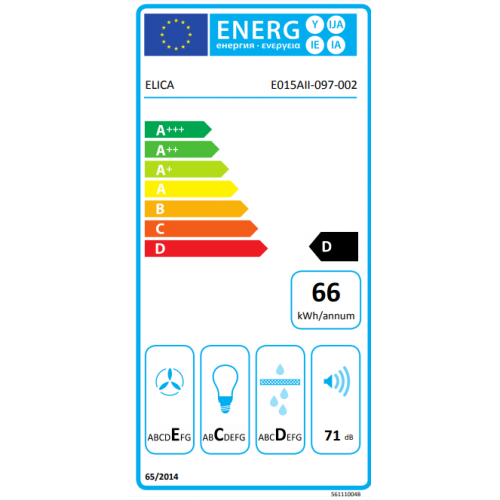 Elica VEGA ST IX F/90 - Cappa Filtrante a...