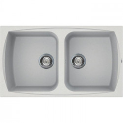 Elleci LGL45068 - Lavello living 450, 86X50, 2V, bianco