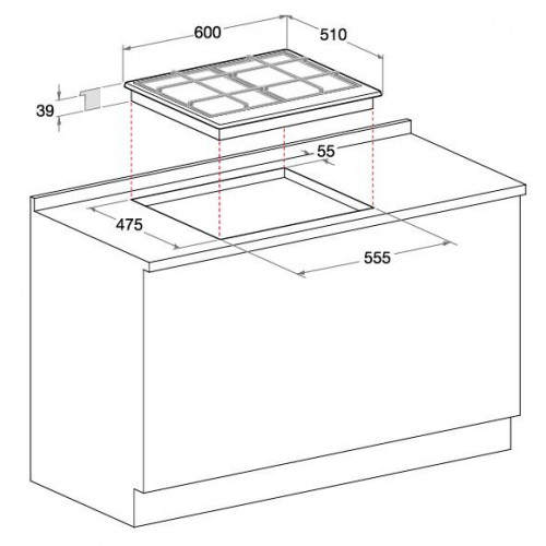 Hotpoint Ariston PCN642T/AS/HA - Piano Cottura,...