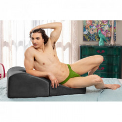 Liberator - Da Sgabello a Cuscino Erotico, Diverse Posizioni, Lavabile, Microfibra, Nero